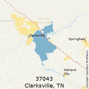 Clarksville Tn Zip Code Map | World Map Gray