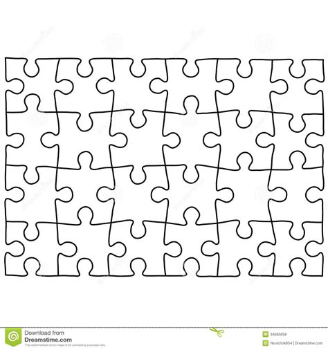 jigsaw puzzle design template | Free Puzzle Templates 1300.1390 | jigsaw patterns | Pinterest ...