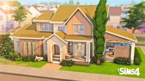 Eco Home || The Sims 4 | Sims house, Sims house design, Sims building