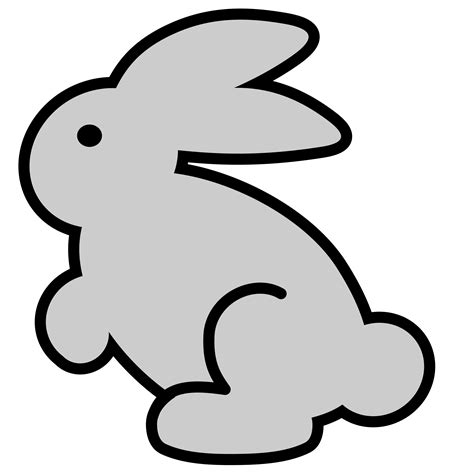 Clipart - bunny icon