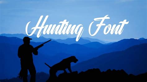 Hunting Font Free Download