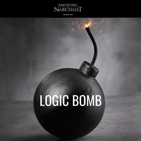 Logic Bomb - HG Tudor - Knowing The Narcissist - The World's No.1 Resource About Narcissism