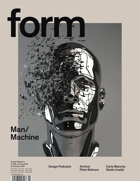 Magazine cover - form Design Magazine on Behance