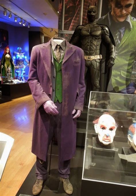 Original costume worn by Heath Ledger as The Joker in 2008's The Dark ...