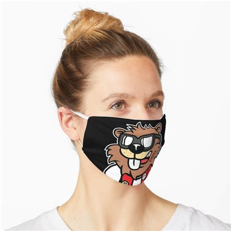 'Scooter Beaver ' Mask by Nickelparis | Trendy face masks, Stylish face mask, Fashion face mask