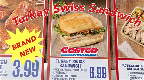 Costco Food Court Turkey Swiss Sandwich Brand NEW Overview & Review ...