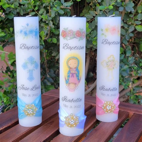 Personalized Baptism Candle Baptism Candle Religious Gifts - Etsy