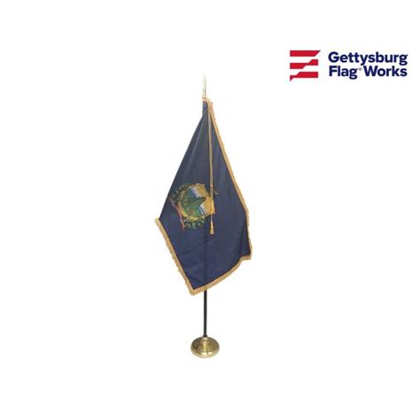 Vermont Indoor Flag Set | VT State Flags at Gettysburg Flag Works