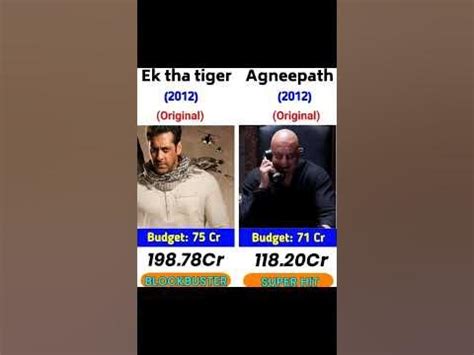 EK tha tiger 🆚 Agneepath worldwide Box Office Collection #shorts #shortsfeed #trending #viral ...