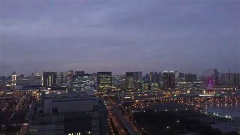 Night view of Tokyo Bay Area (Time Lapse) - YouTube