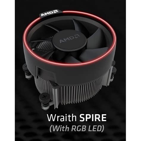 AMD Ryzen Wraith SPIRE RGB CPU Cooler, Computers & Tech, Parts & Accessories, Computer Parts on ...