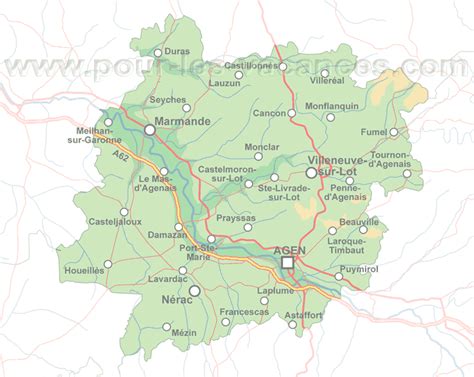 Lot et Garonne holiday rentals on map