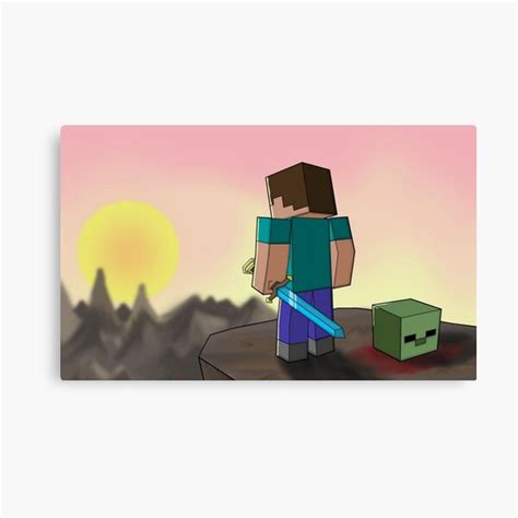 Minecraft Canvas Prints | Redbubble