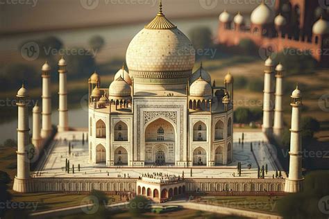 Miniature Taj Mahal in India with High Detail 29974468 Stock Photo at Vecteezy