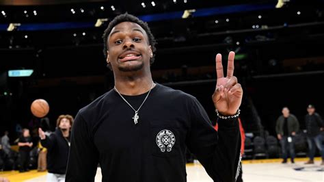 NBA playoffs 2023: Bronny James spotted at Warriors-Lakers - ABC30 Fresno