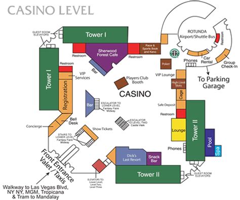 Excalibur Las Vegas Map – Map Vector