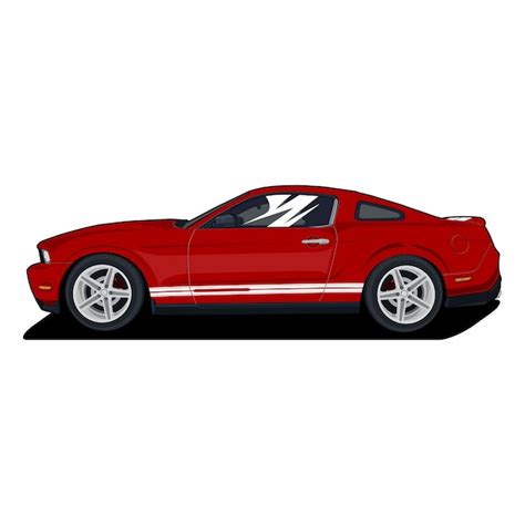 Premium Vector | Side view car vector illustration for conceptual design