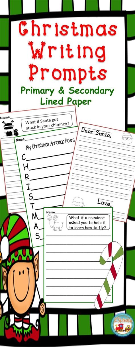 Spark Creativity, Festive Christmas Writing Prompts, Engaging Seasonal Ideas,K-2 | Christmas ...