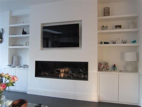 Pin on Meuble tv | Alcove ideas living room, Fireplace tv wall, Living room decor fireplace