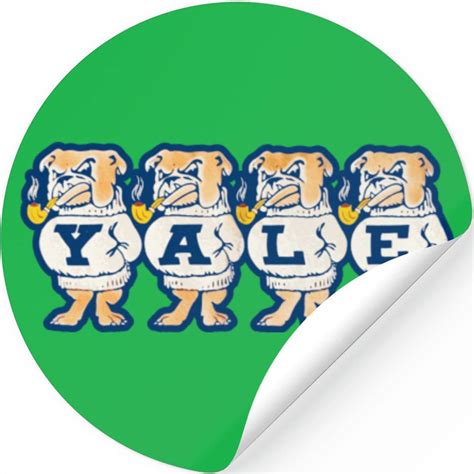 Restored Yale Design 2 - Yale University - Stickers sold by Gaurav ...