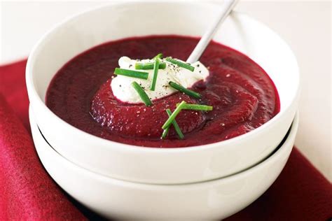 Beetroot and carrot soup