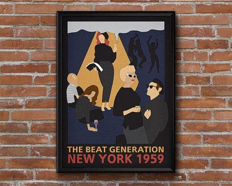 Printable Art Beat Generation Beatnik Art Print New | Art beat, Printable art, Art prints