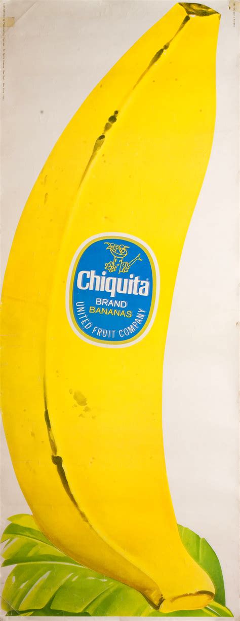 Chiquita Bananas Original 1982 U.S. Door Panel Poster - Posteritati ...