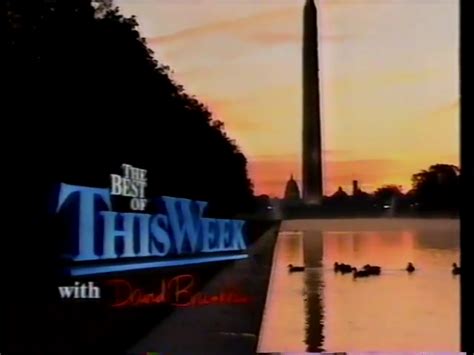 The Best of This Week with David Brinkley | Title card, Classic image, Abc news