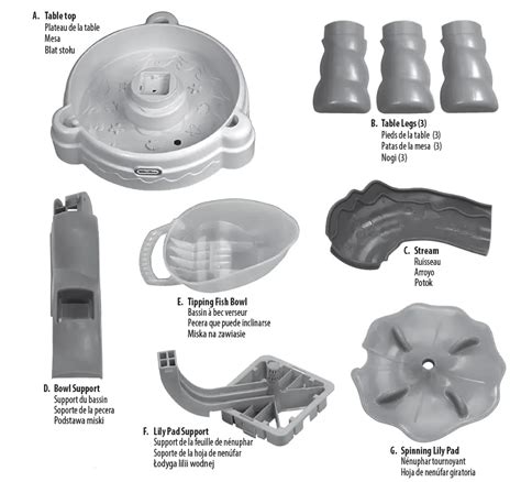 little tikes 637803M Fish and Splash Water Table Instruction Manual