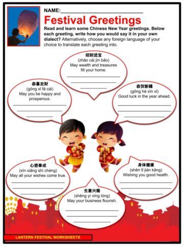 Lantern Festival Facts, Worksheets, History & Activities For Kids