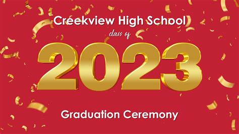 2023 Creekview High School Graduation - YouTube