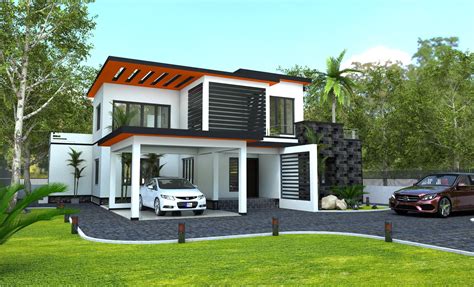 Modern Villa - by SARATH SASIDHARAN PILLAI - #723 - Sketchuptexture ...