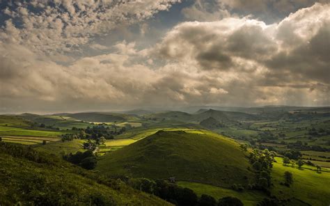 landscape, Nature, Photography, Overcast, Long Exposure, Mountain, UK, Clouds, Field Wallpapers ...