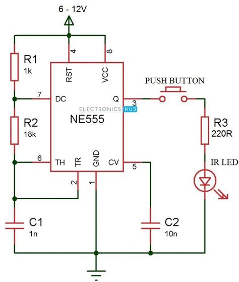 Infrared Emitter Circuit Diagram