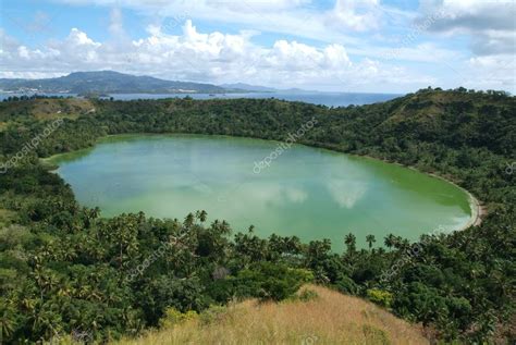 The volcano lake of Dziani on Mayotte island Stock Photo by ©Fotoember 16309397