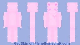 cute pink cat Minecraft Skin