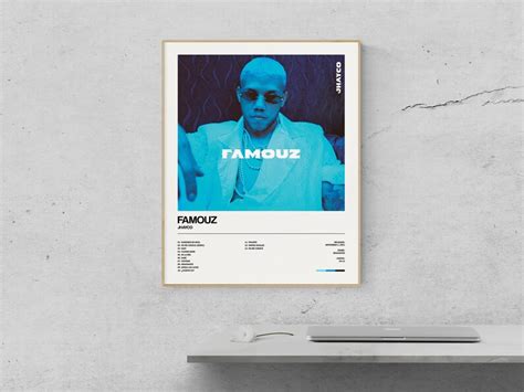 Famouz, Jhayco, Famouz Print, Famouz Album, Famouz Cover, Famouz Minimalist Poster, Famouz Art ...