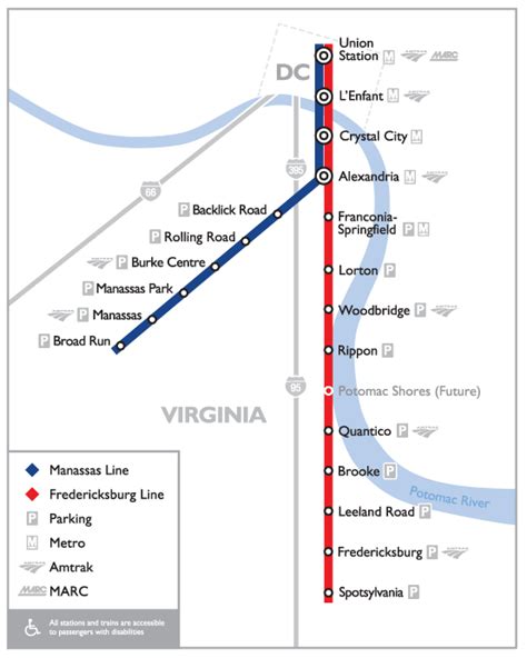 Transit Maps: Submission – Virginia Railway Express Commuter Rail Map, 2015