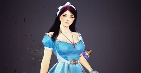 BlackDesert, BlackDesertOnline, background / Wonderland Outfit - pixiv