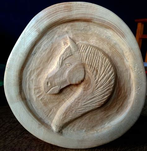 Relief Horse, carved from Scots Pine | Carving, Wood carving, Wood spirit