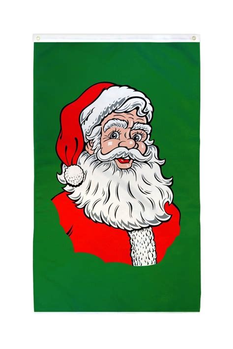 Yard, Garden & Outdoor Living 3x5 Santa Claus Christmas Flag Holiday Decoration Banner Party ...