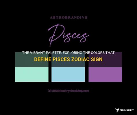 The Vibrant Palette: Exploring The Colors That Define Pisces Zodiac ...