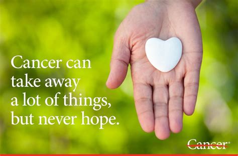 Quotes about Cancer and hope (57 quotes)