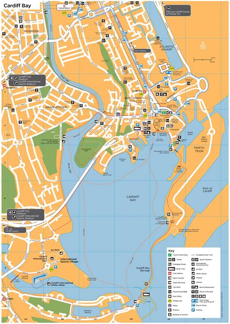 Map Of Cardiff Bay – Verjaardag Vrouw 2020