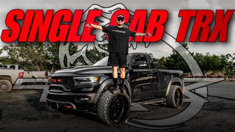 Testing Out The WORLD'S First EVER Single Cab Dodge Ram TRX!! - YouTube