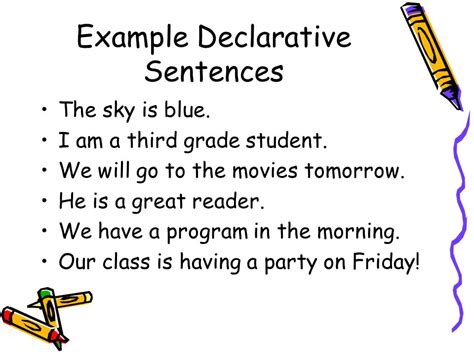 What is a Declarative Sentence? - English Grammar A To Z