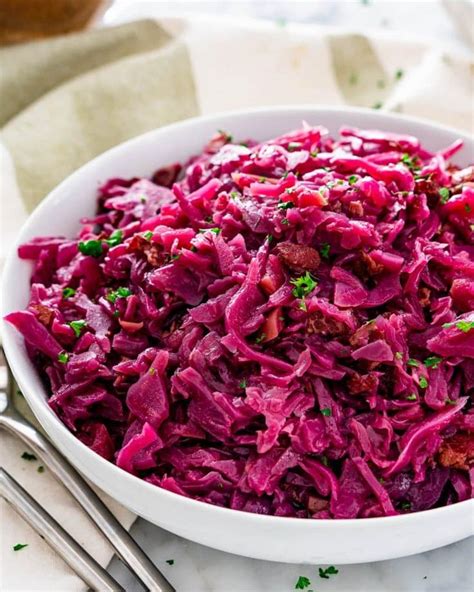 This German Red Cabbage aka Rotkohl recipe | Braised red cabbage, Red cabbage, Organic recipes ...