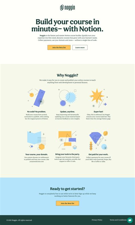 Noggin - One Page Website Award