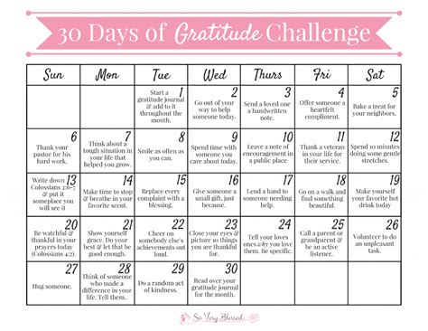 30 Days of Gratitude Challenge 2016