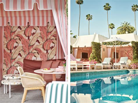 The Cabanas at the Beverly Hills Hotel Receive a Retro-Glam Makeover ...